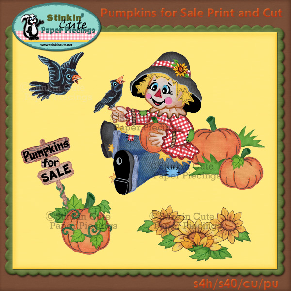 Pumpkins for Sale Print & Cut