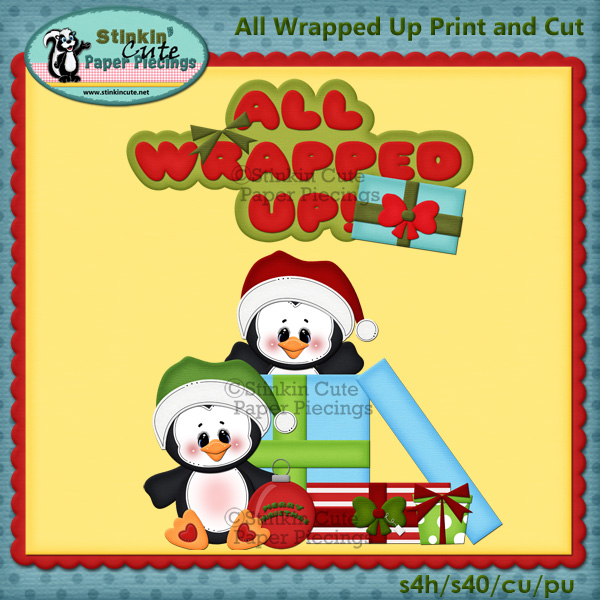 All wrapped up Penguins Print & Cut