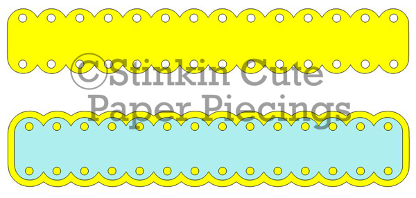 Large Double Sided Scallop Cutting File Set