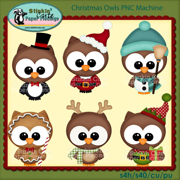 Christmas Owls PNC Machine