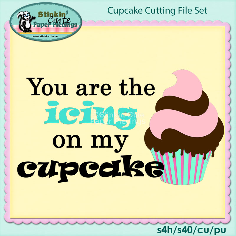 Cupcake Cutting File Set