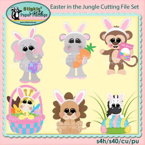 Easter in the Jungle Cutting File Set