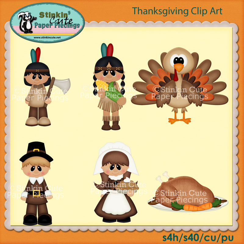 Thanksgiving Clip Art Set