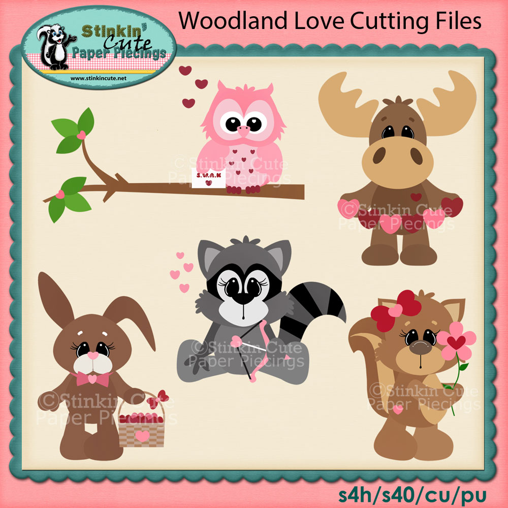 Woodland Love Cutting File Set